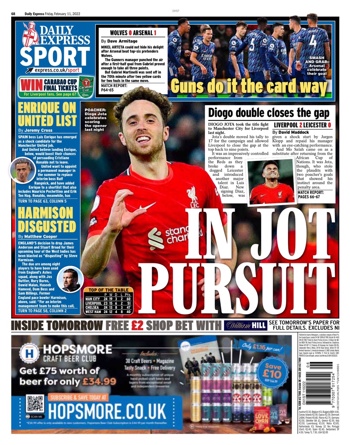 Daily Express Backpage
