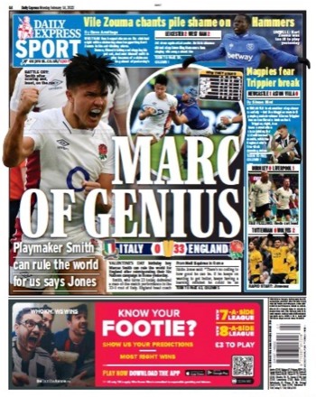 Daily Express Backpage