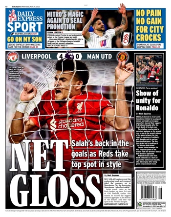Daily Express Backpage