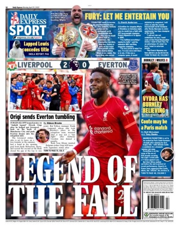 Daily Express Backpage
