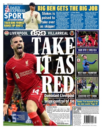 Daily Express Backpage