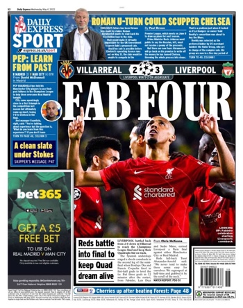 Daily Express Backpage