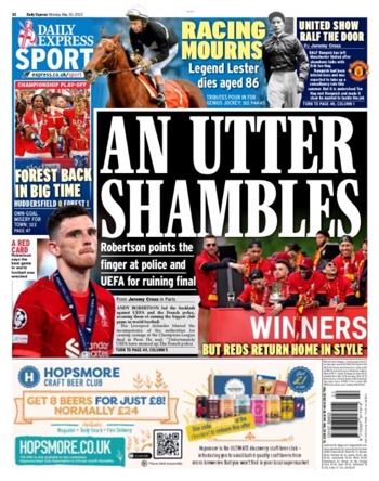 Daily Express Backpage