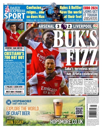 Daily Express Backpage