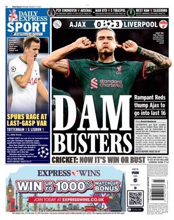 Daily Express Backpage