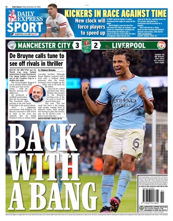 Daily Express Backpage
