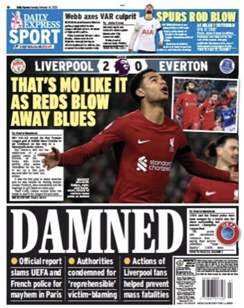 Daily Express Backpage