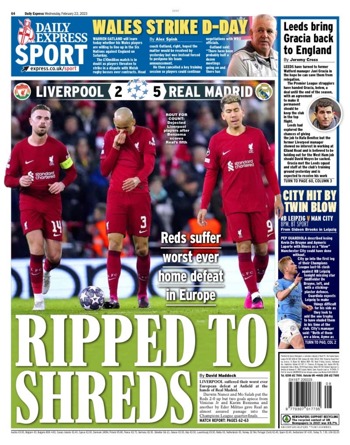 Daily Express Backpage