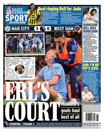 Daily Express Backpage