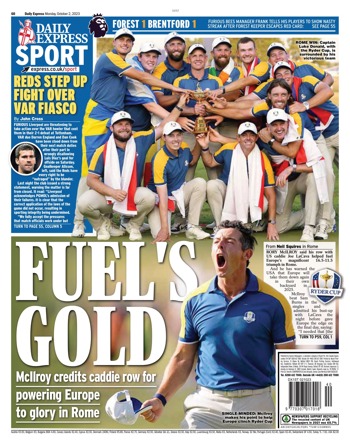 Daily Express Backpage