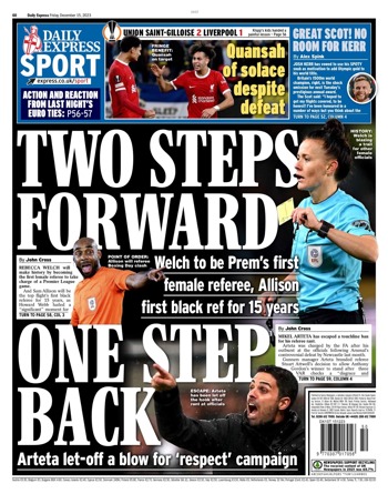 Daily Express Backpage
