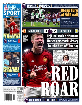 Daily Express Backpage