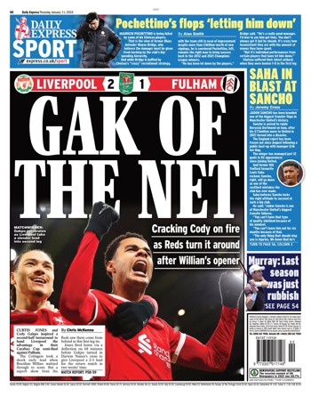 Daily Express Backpage