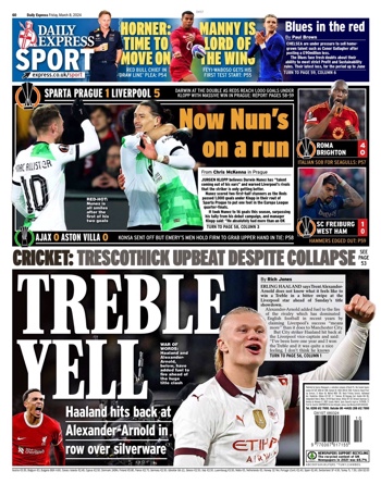 Daily Express Backpage