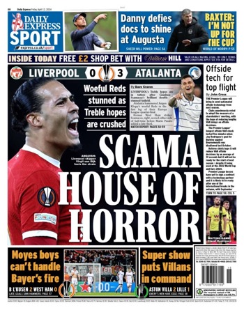 Daily Express Backpage