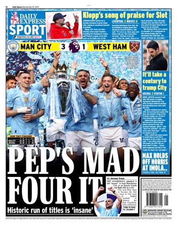 Daily Express Backpage