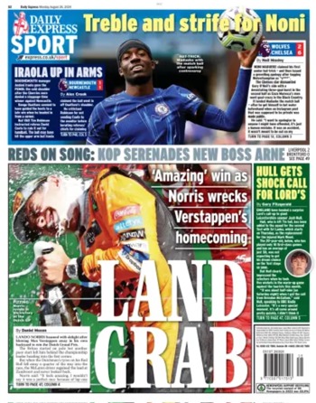 Daily Express Backpage