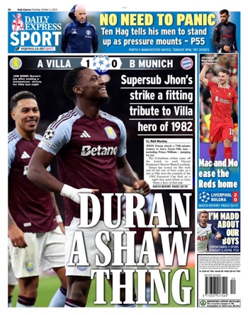 Daily Express Backpage