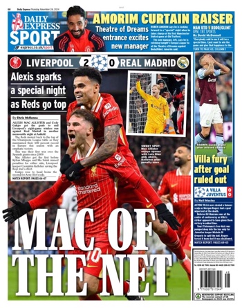 Daily Express Backpage