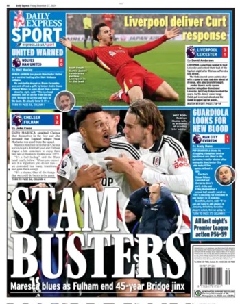 Daily Express Backpage