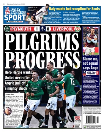 Daily Express Backpage