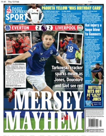 Daily Express Backpage