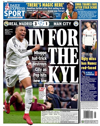 Daily Express Backpage