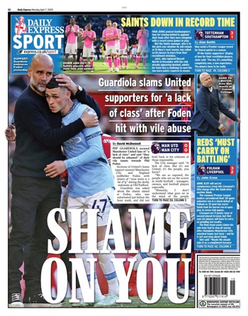 Daily Express Backpage
