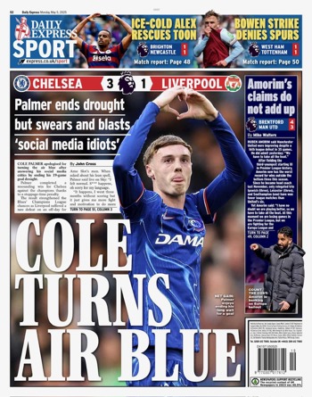 Daily Express Backpage