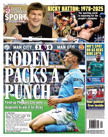 Daily Express Backpage