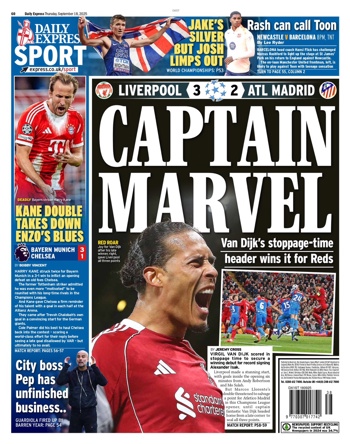 Daily Express Backpage