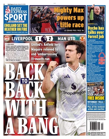 Daily Express Backpage