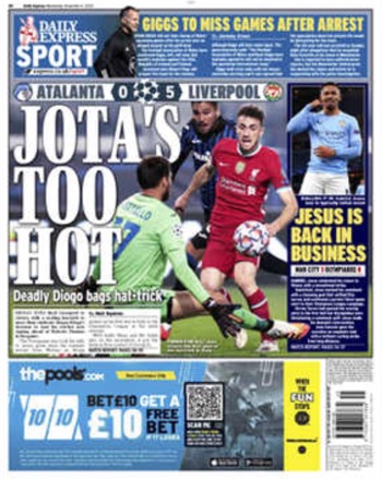 Daily Express Frontpage