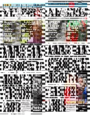 Daily Express Frontpage