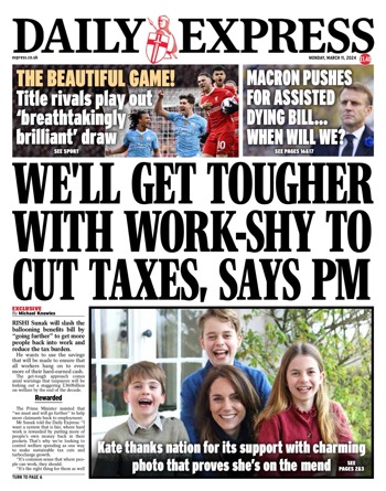 Daily Express Frontpage