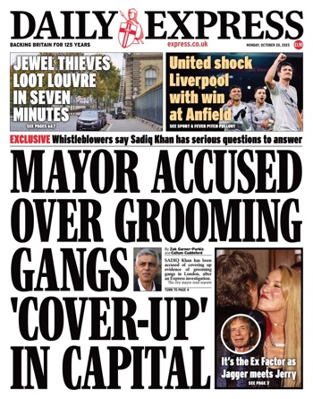 Daily Express Frontpage