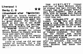 Daily Express Report (From 06 Feb 1960)
