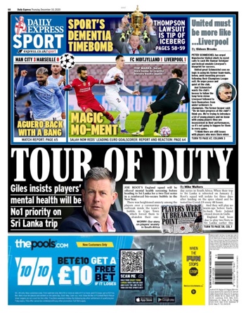 Daily Express Backpage