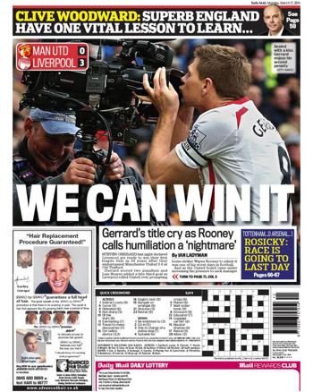 Daily Mail Backpage