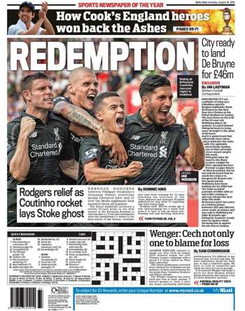 Daily Mail Back Page