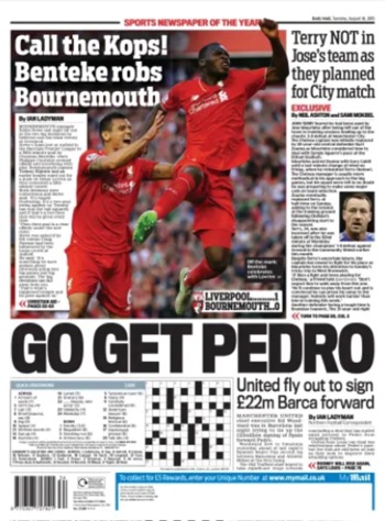 Daily Mail Backpage