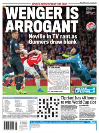 Daily Mail Backpage