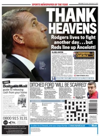 Daily Mail Backpage