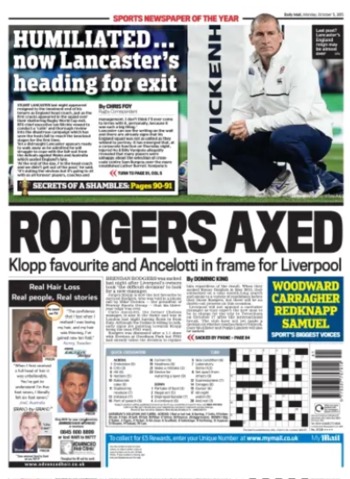 Daily Mail Backpage