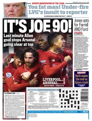 Daily Mail Backpage