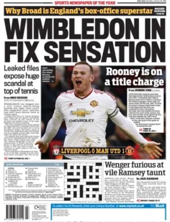 Daily Mail Backpage