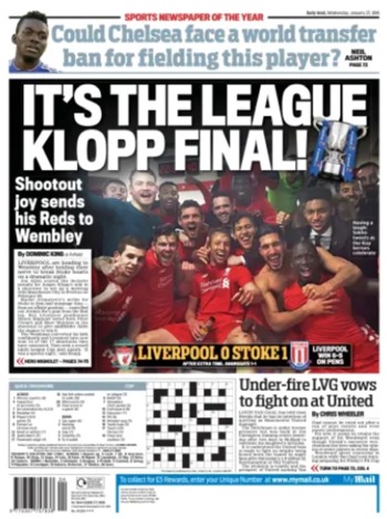 Daily Mail Backpage