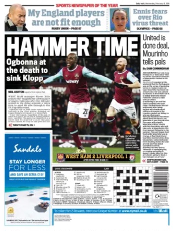 Daily Mail Backpage