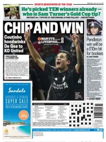 Daily Mail Backpage