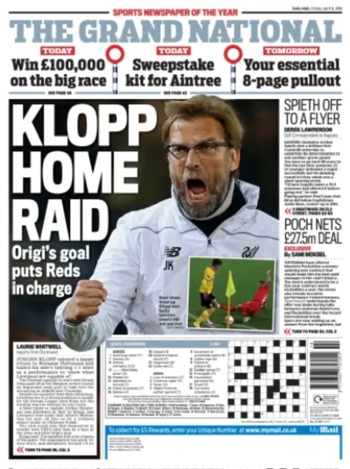 Daily Mail Backpage